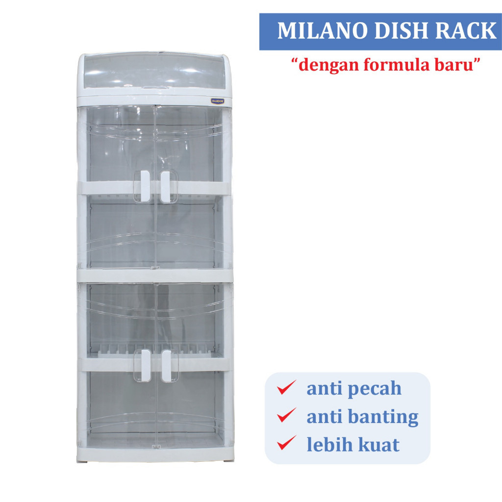 Jual Nakami - RAK PIRING MILANO DISH RACK 5 SUSUN ( NANDOS ) | Shopee ...