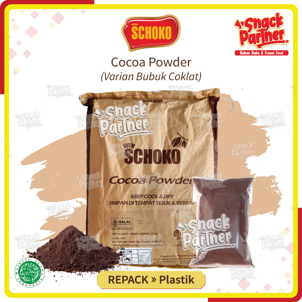 Jual SCHOKO | COCOA POWDER REPACK 1 KG - Bubuk Coklat Premium Murni ...