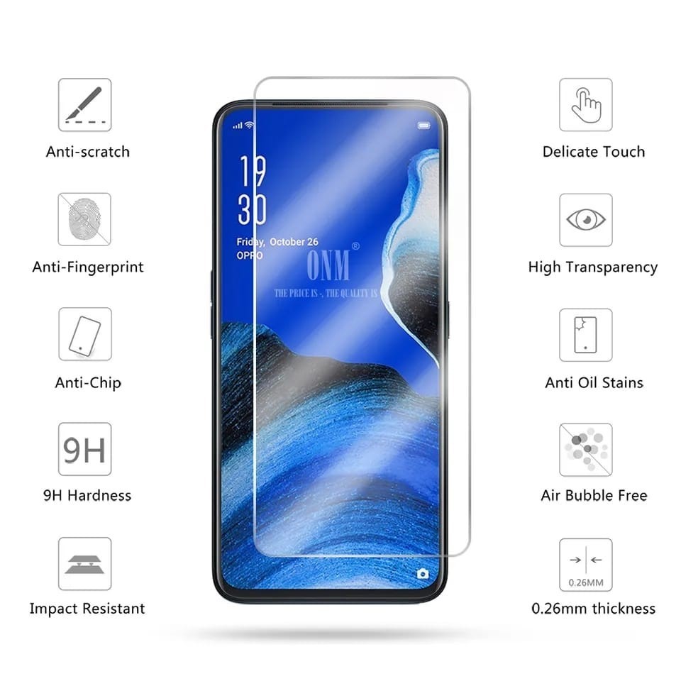 Jual TEMPERED GLASS OPPO RENO 2 2F 2Z / RENO 3 3 PRO / RENO 4 PRO ...