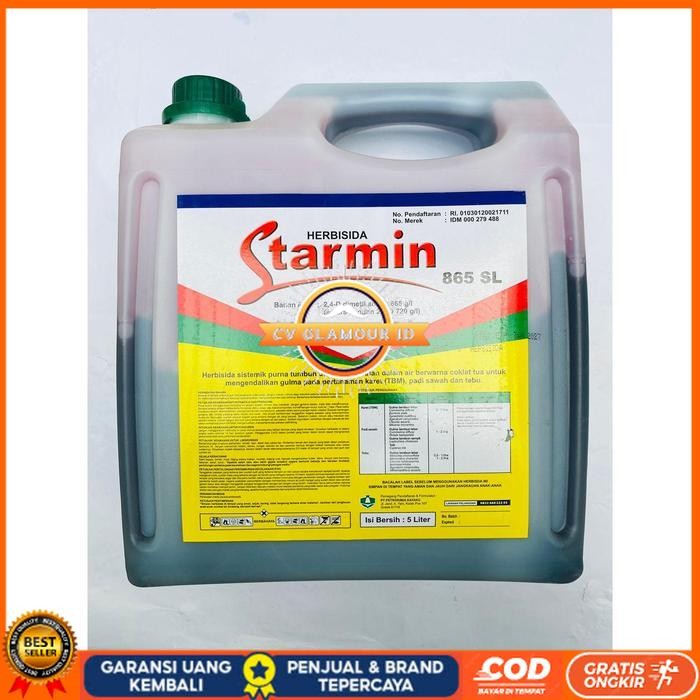 Jual Herbisida STARMIN 865SL kemasan 5 Liter dari Petrokimia Kayaku ...