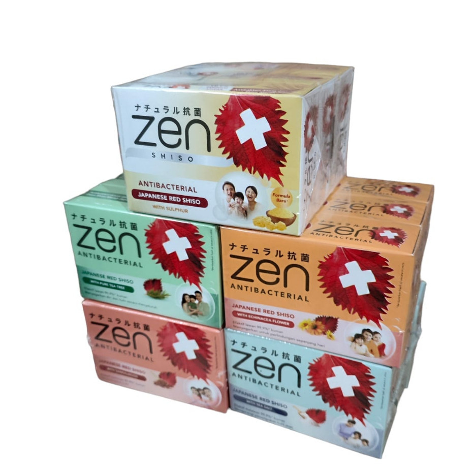 Jual [isi 3] ZEN 70gr Sabun Batang 3Bended PerVarian Antibacterial soap ...