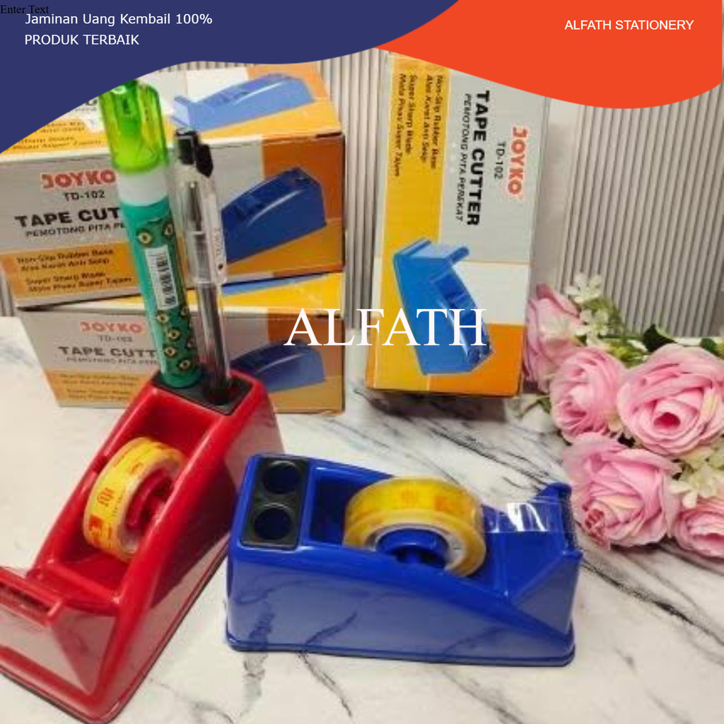 Jual Tape Cutter / Tape Dispenser / Pemotong Pita Perekat Joyko TD-102 ...