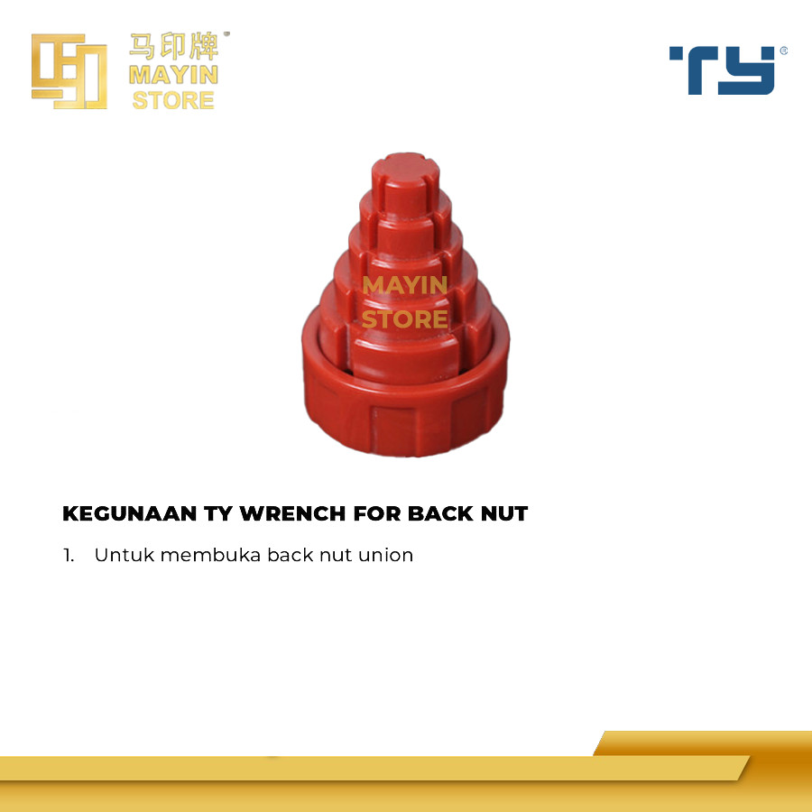 Jual TY Wrench for Back Nut Union - Pembuka Back Nut Union | Shopee ...