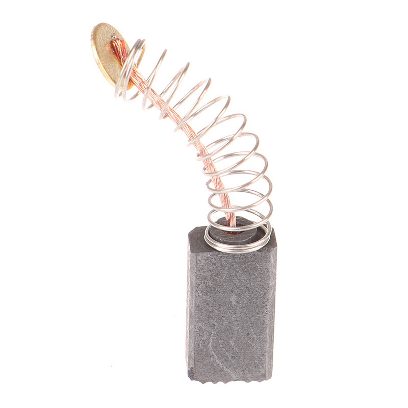 Jual 10Pcs Graphite Copper Motor Carbon Brushes Set Tight Copper Wire ...