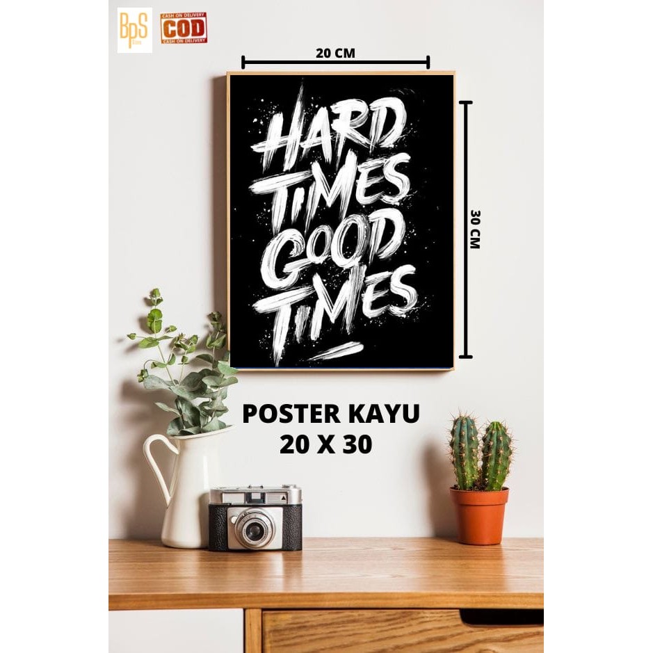 Jual HIASAN DINDING TEMA QUOTES -POSTER KAYU KATA KATA - WALL DECOOR ...