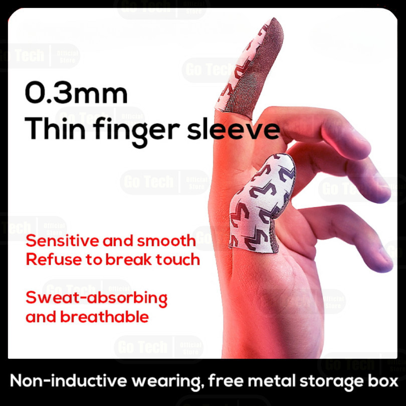 Jual Go Tech - Finger Sleeve Gaming e-sport Sarung Jari Jempol Elastis ...