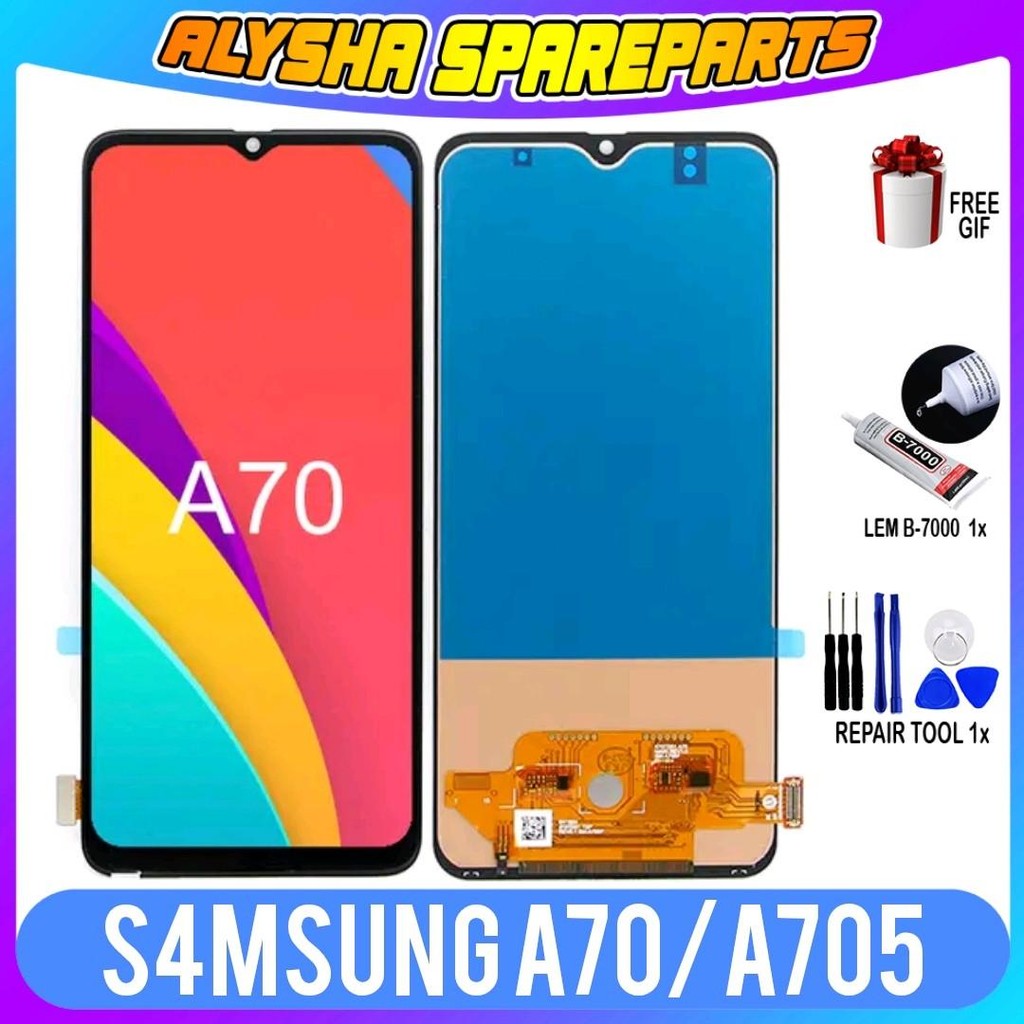 Jual LCD COMPATIBLE SAMSUNG A70 / A705 FULSET INCELL | Shopee Indonesia
