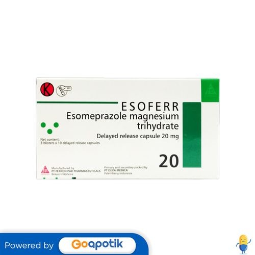 Jual Esoferr 20 Mg Box 30 Kapsul | Shopee Indonesia