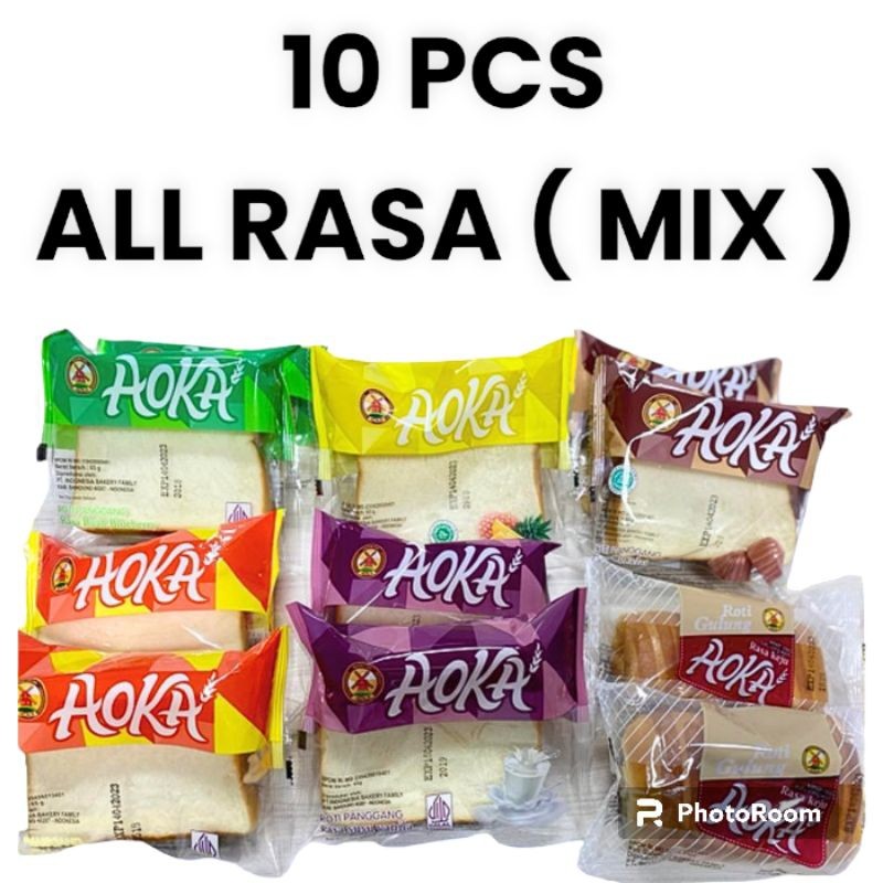 Jual ( 10 Pcs ) Aoka Roti Panggang Vital Aneka Rasa ( Mix Rasa ...