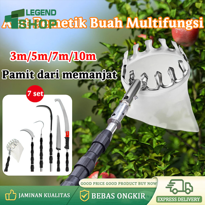 Jual 5 Set 6M Alat Pemetik Buah Alat Berkebun Pemetik Buah Tongkat ...