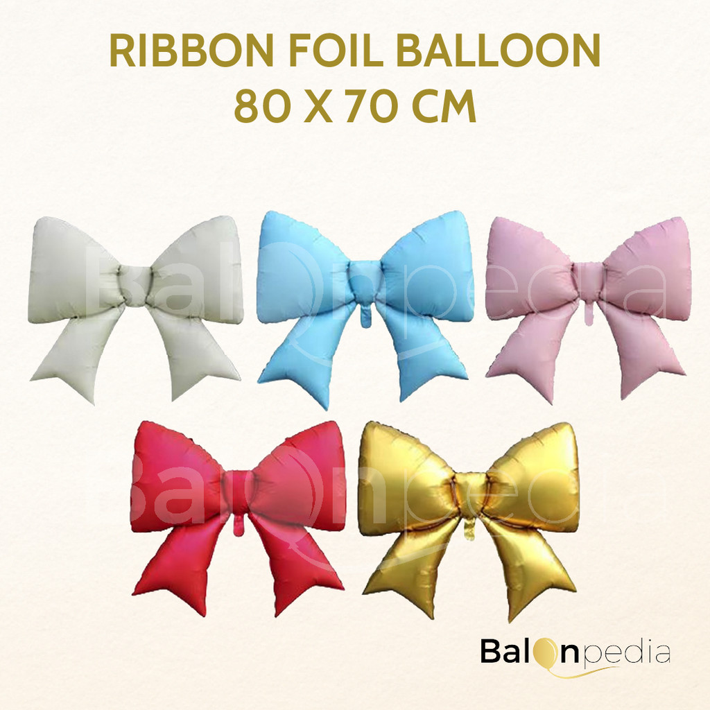 Jual (1PCS) Ribbon Foil Balloon | Shopee Indonesia