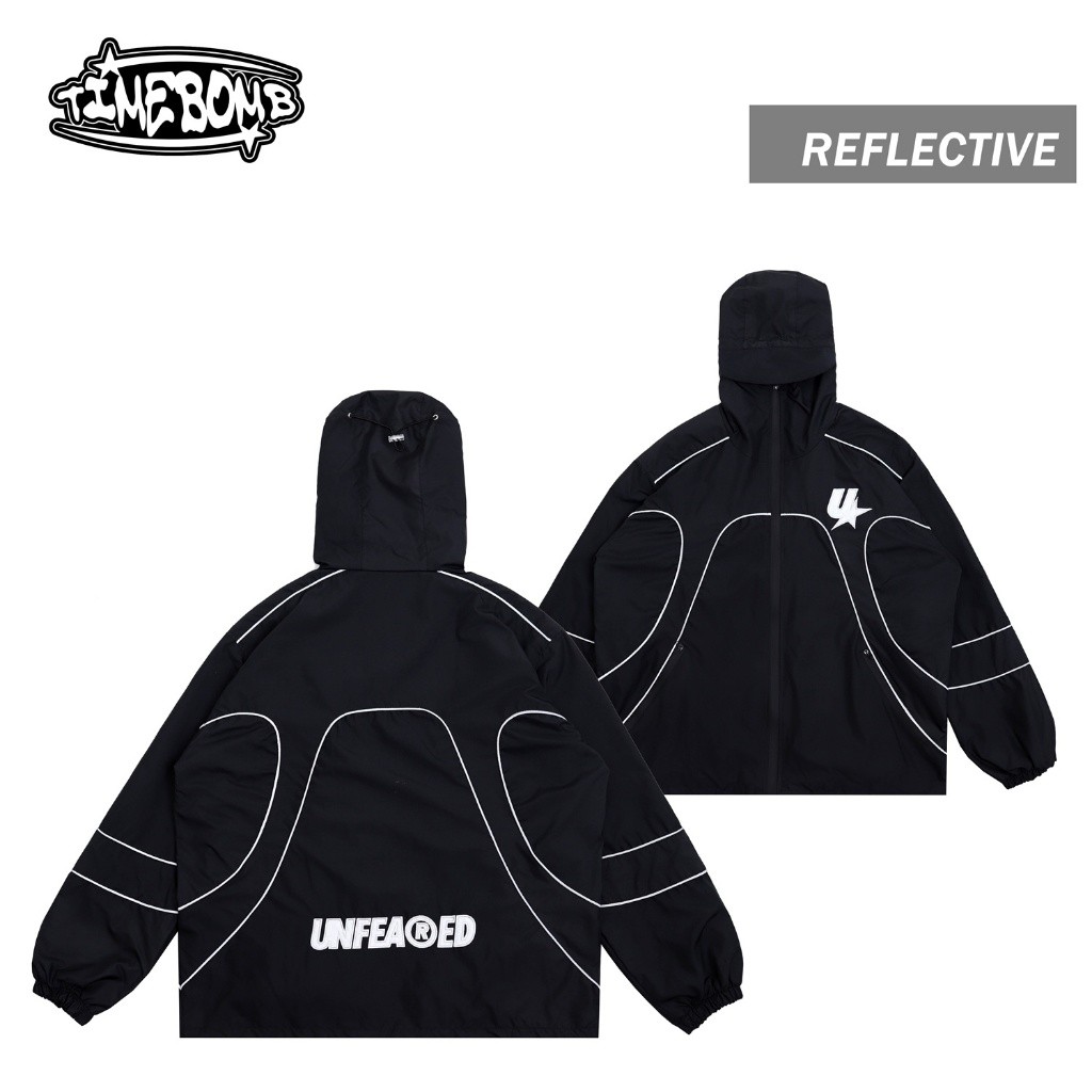 Jual UNFEARED | WINDBREAKERS | JAKET PARASUT | Tracksuit Reflective ...