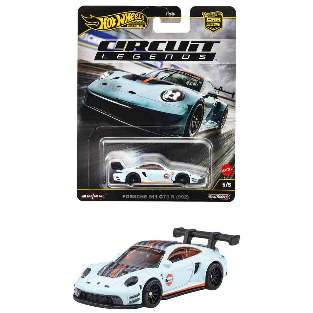 Hot Wheels Premium 2025 Car Culture Circuit Legends Porsche 911 GT3 R (992)