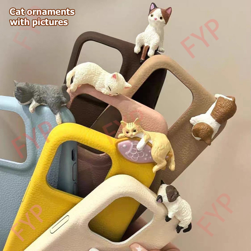 Jual 6pcs/Set Action Figure Kucing Mini Lucu Ornamen Mini Kucing / Cat ...