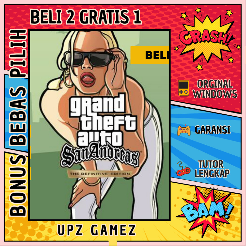 Jual GRAND THEFT AUTO SAN ANDREAS THE DEFINITIVE EDITION - GAME PC ...