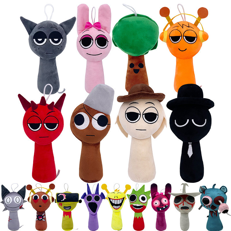 Jual Sprunki Plush Toys Set Sprunki Games Plush Horror Doll Cartoon ...