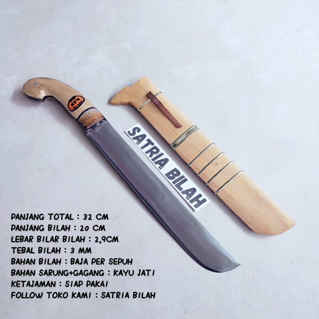 Jual GOLOK sfn untuk belah kelapa GOLOK CIBATU kerja kebun fulltang ...