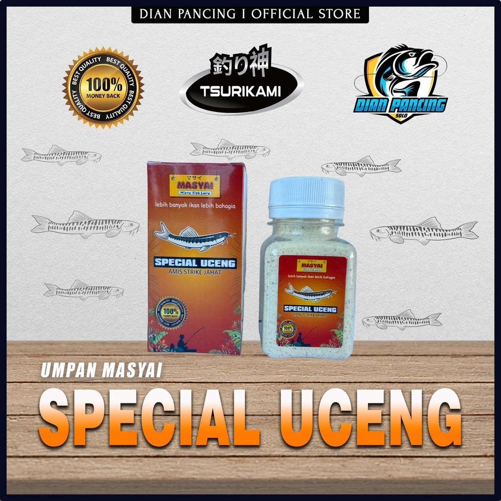 Jual Umpan Masyai Special Uceng 50 gram amis untuk mancing uceng dan ...