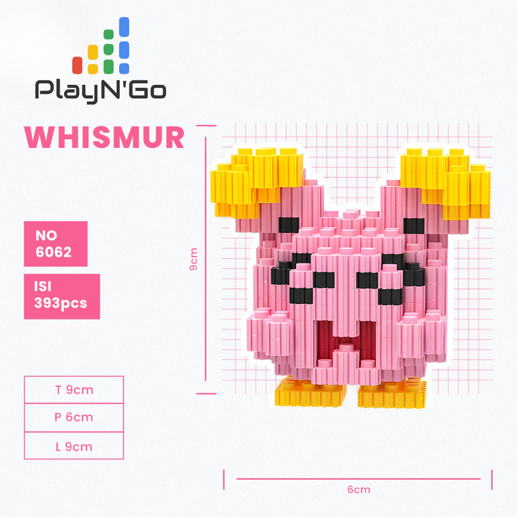 Jual ORIGINAL Nano Blocks bricks Pokemon Series Mini 3D, Pikachu Mainan ...