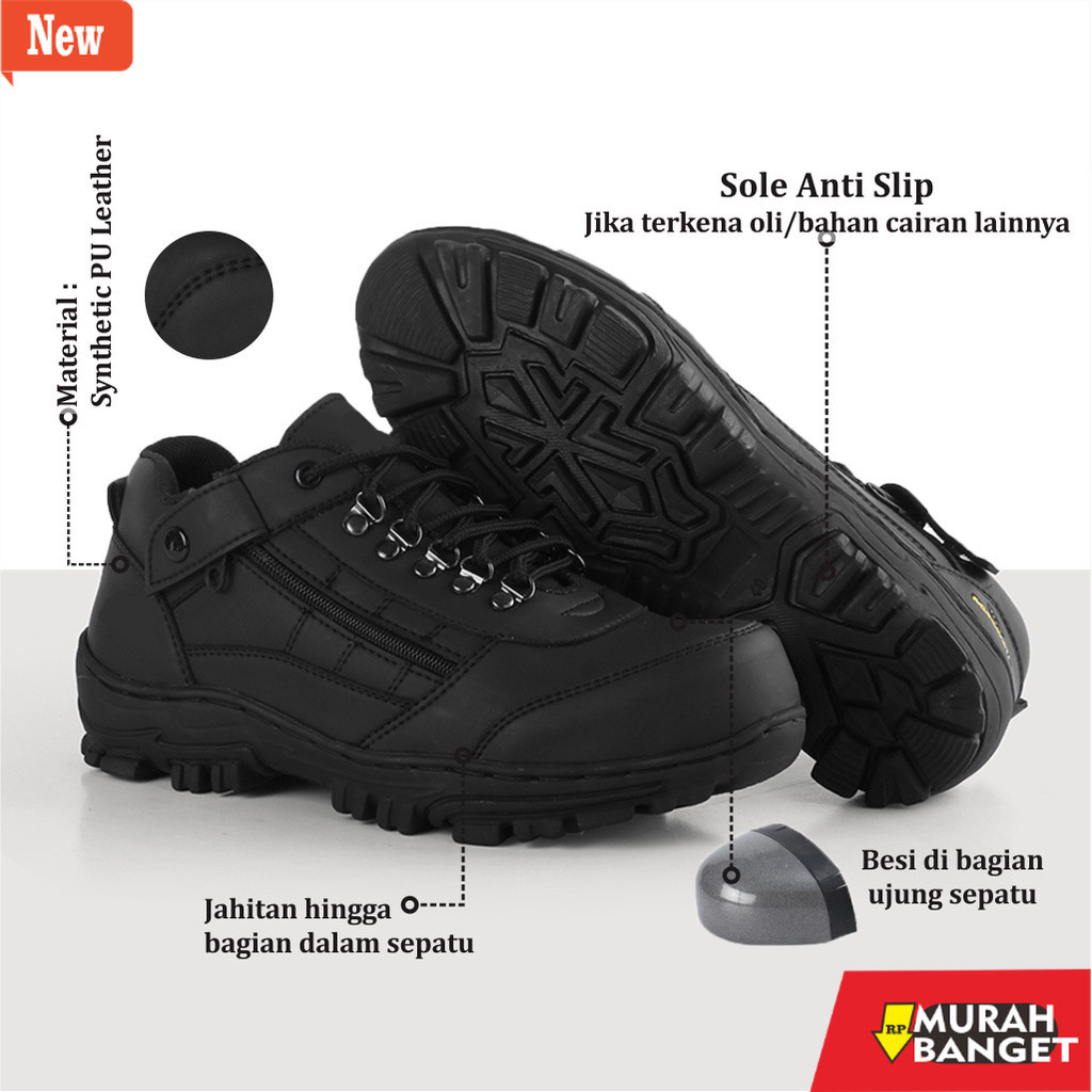 Jual sepatu hiking murah terbaik sepatu safety boots haiking adventure ...