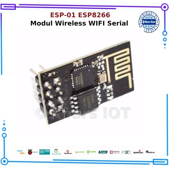 Jual ESP-01 ESP01 ESP8266 Modul Wireless WIFI Serial Transceiver ...
