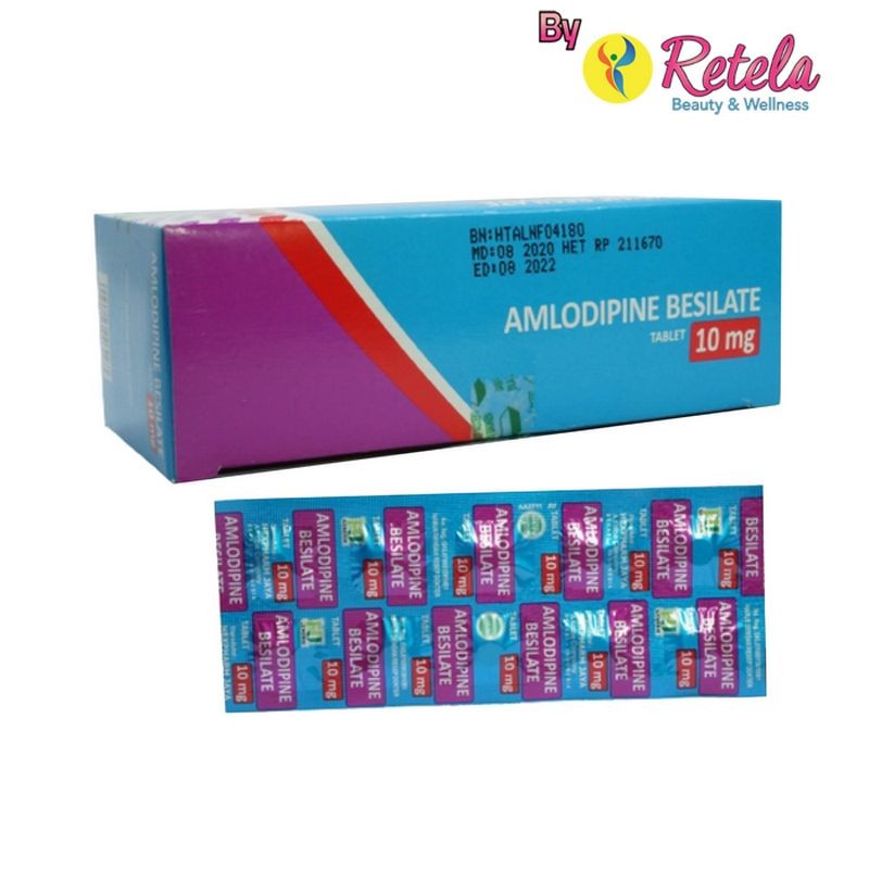 Jual AMLODIPINE 10 MG 1 STRIP 10 TABLET (GEN-HJ) | Shopee Indonesia