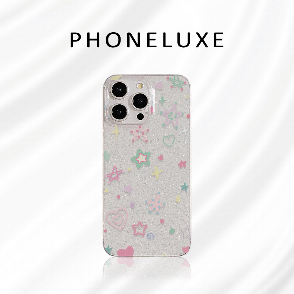 Jual PHONELUXE Starlight Glitter Case for iPhone 11 15 13 14 Plus 12 ...