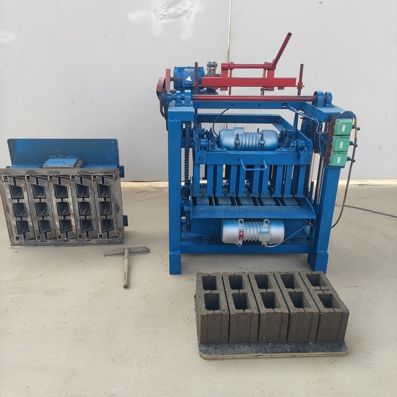 Jual YG4-35A Cement Concrete Brick Block Machine Mobile Manual Fly Ash ...