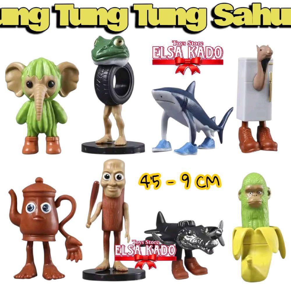 Lot De 10 Porte-clés Humoristiques Brain Rot Toys - Figurines PVC Fantaisie, Pour Collection Ou Décoration De Sac - 7