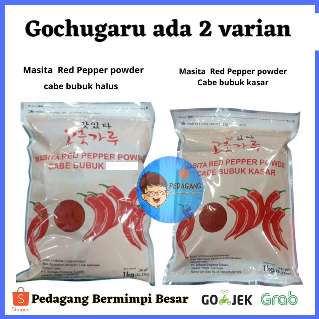 Jual [PBB] Masita Gochugaru ada 2 varian/ Hae Cham Red Pepper Powder ...