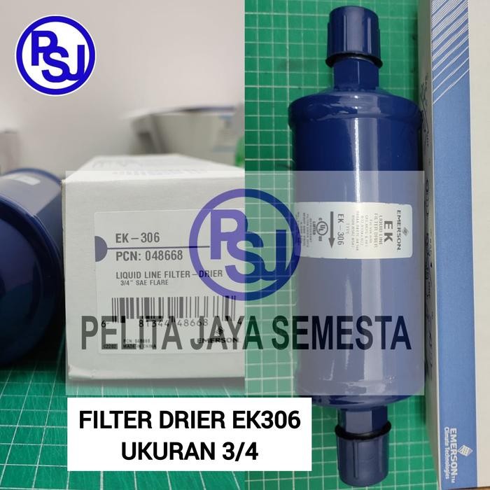 Jual FILTER DRIER EMERSON EK-306 / EK306 / UKURAN 3/4 MODEL DRAT / EK ...
