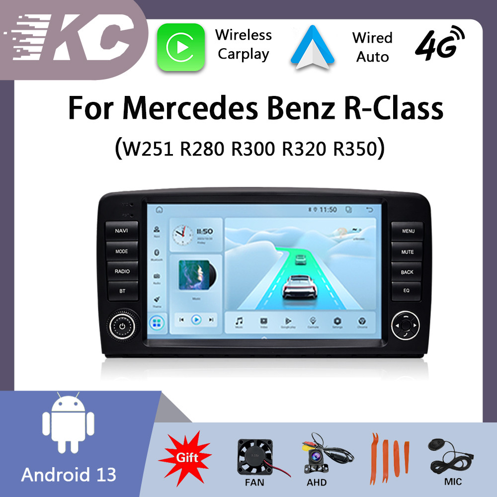 Jual 9 inch Android 13 Car Radio For Mercedes Benz R-Class W251 R280 ...