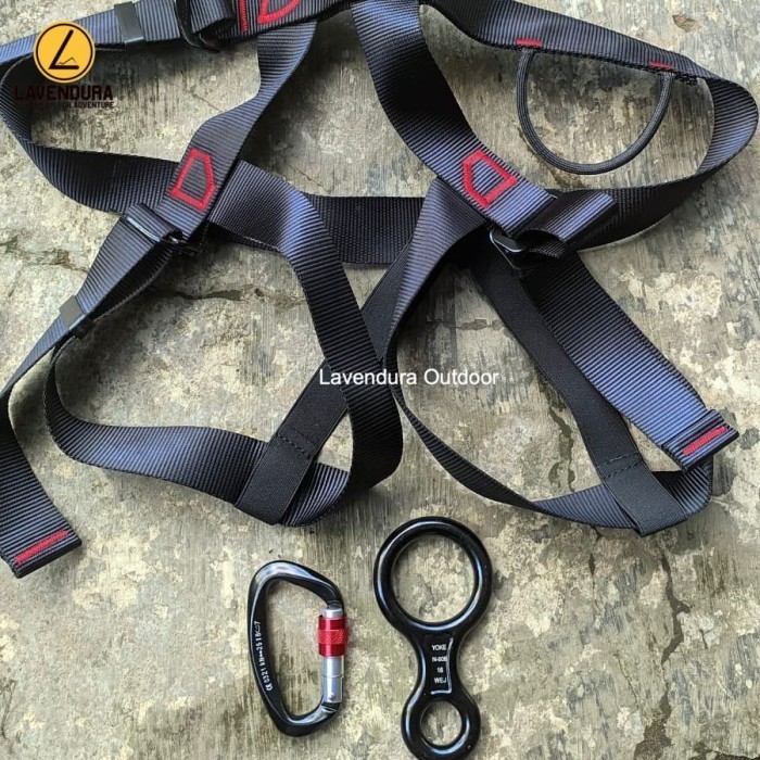 Jual REPLING SET KOMPLIT Paket Rappeling 9 Reppeling SRT Single Rope ...