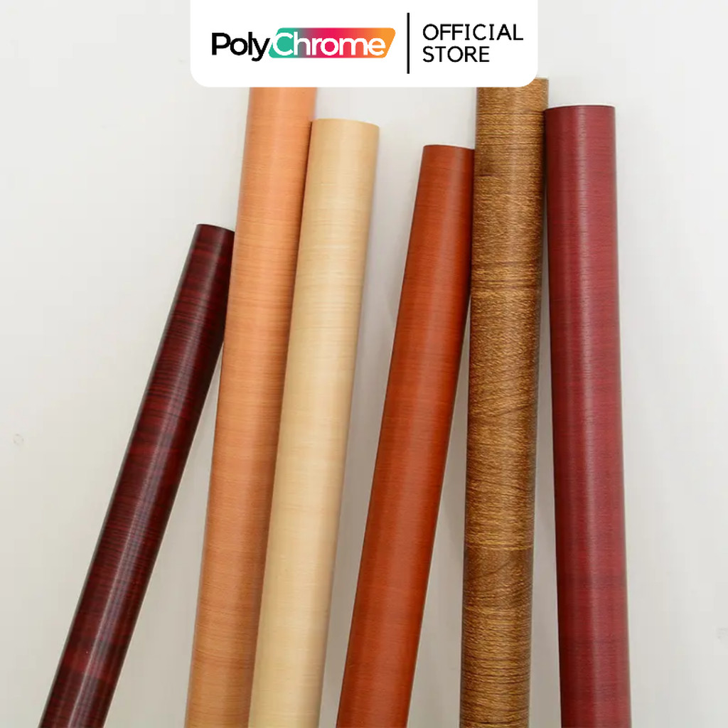 Jual Wallpaper Stiker Serat Kayu Dinding Lemari Pintu Doff (Tidak ...