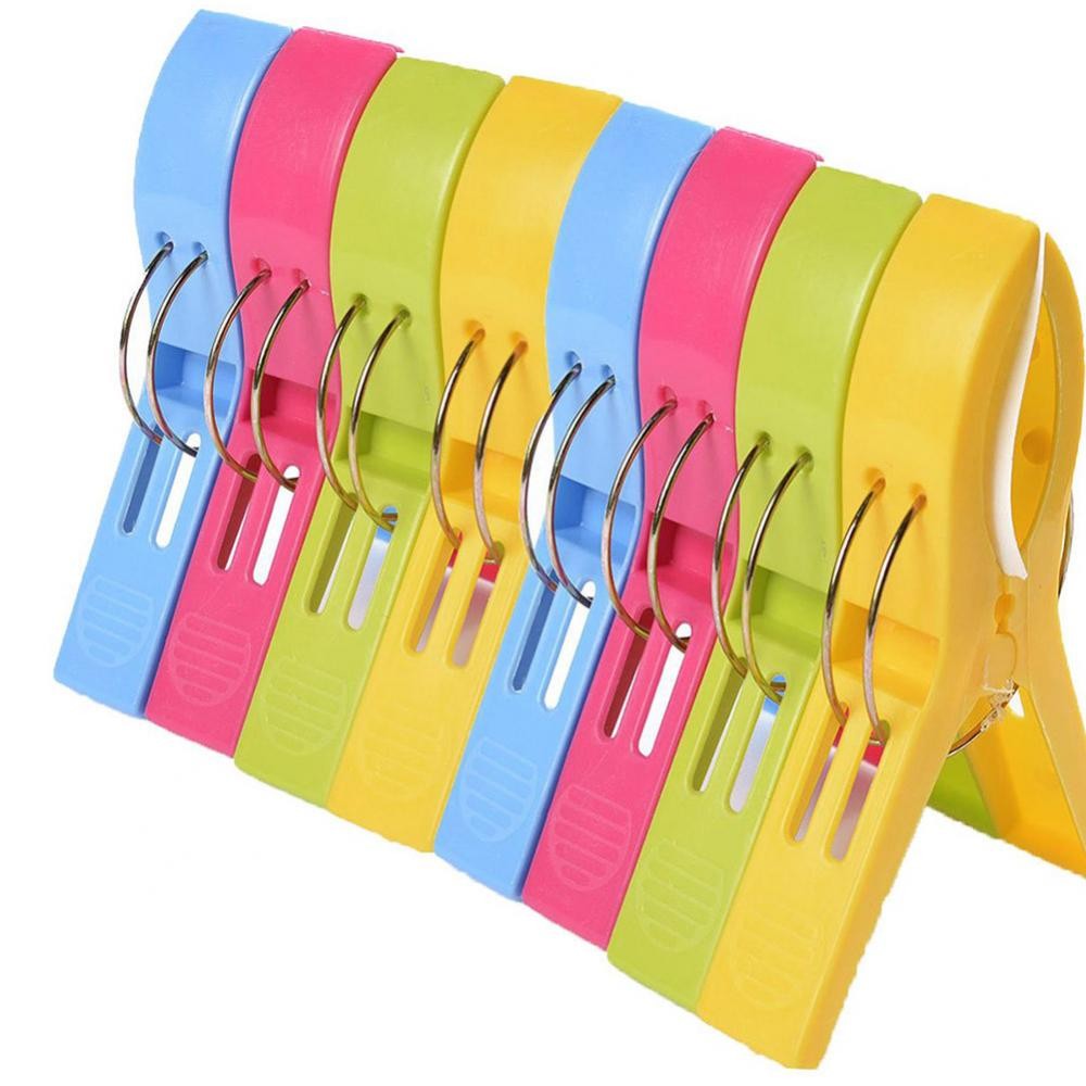 Jual Clips Clothes Pins Clothes Pegs 4Pcs Laundry Hanging Pegs Jumbo ...