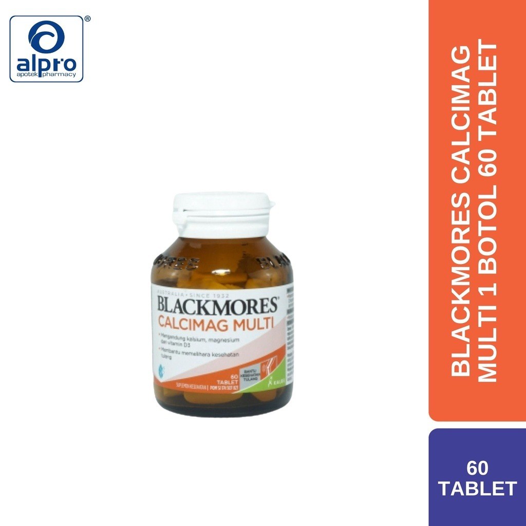 Jual Blackmores Calcimag Multi 1 Botol Isi 60 Tablet | Shopee Indonesia