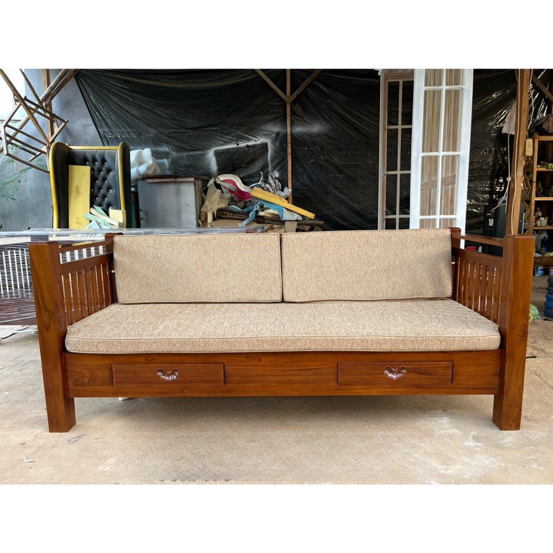 Jual Bangku Bale - bale Jati minimalis Jari ( bench Jati,kursi jati ...