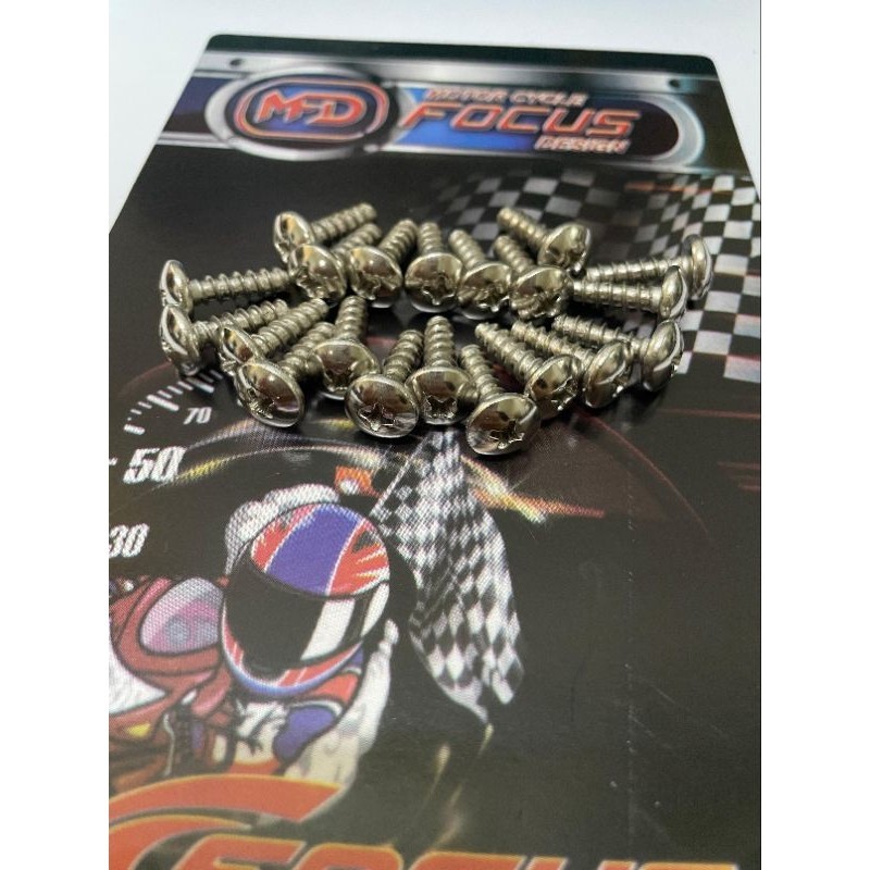 Jual BAUT BODY CROME KUNCI OBENG BUNGA BAUT PROBOLT CACING YMH DAN HND ...