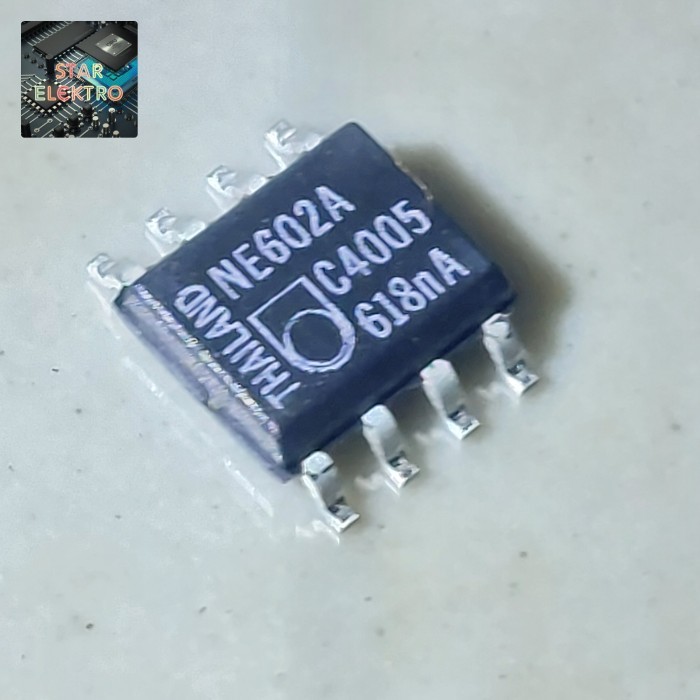 Jual NE602A Sop-8 SMD NE602 NE 602 602A IC Double Balance Mixer ...