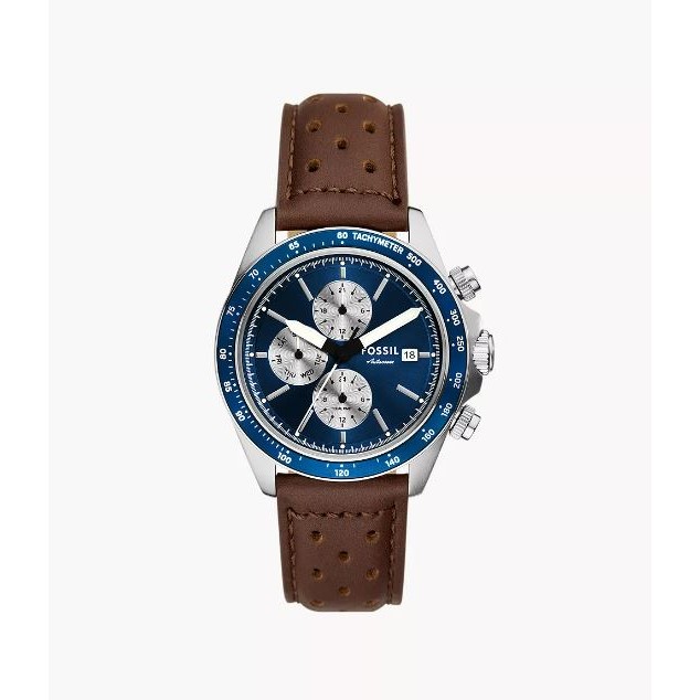Orologio multifunzione Autocross in acciaio inossidabile bicolore