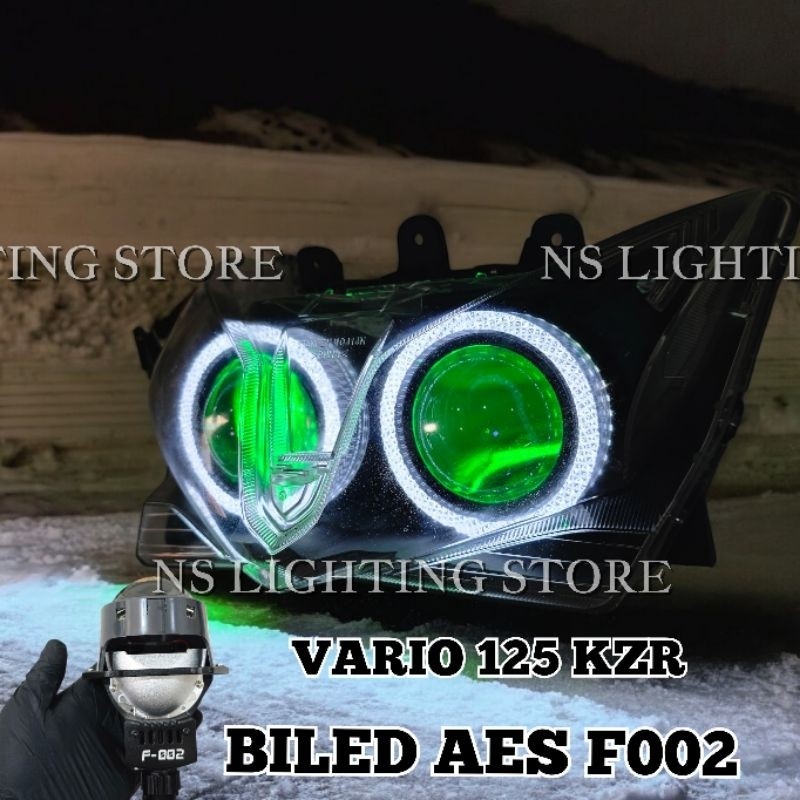 Jual PROJIE PROJECTOR BILED AES F002 65WATT 3 INCH VARIO 125 KZR BOLAM ...
