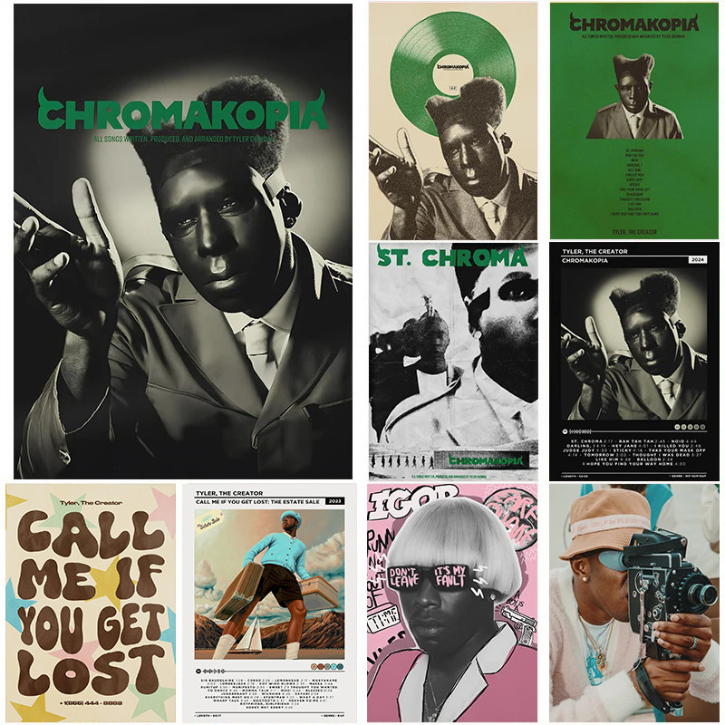 Jual Hip Hop Rapper Tyler The Creator Chromakopia Classic Music Album ...