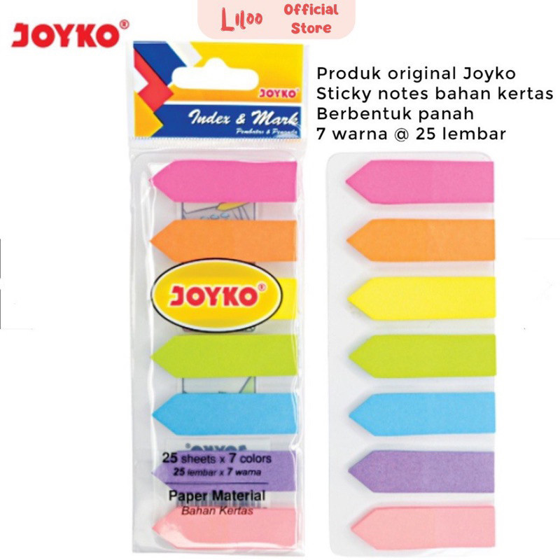 Jual Sticky Notes Kertas Flashee Penanda Panah Sticky Notes Pembatas ...