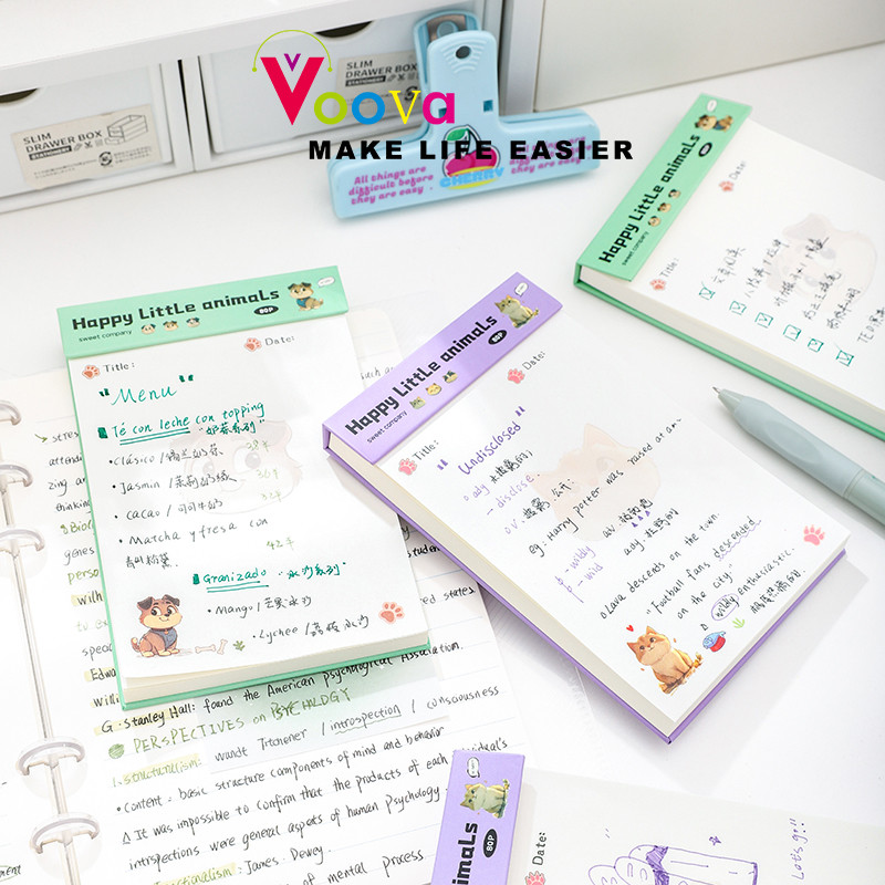 Jual VOOVA Buku Mini/ Sticky Note Mini/ Buku Memo Saku/ Memo Kertas ...