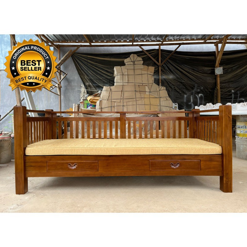 Jual Bangku Bale - bale Jati minimalis Jari ( bench Jati,kursi jati ...