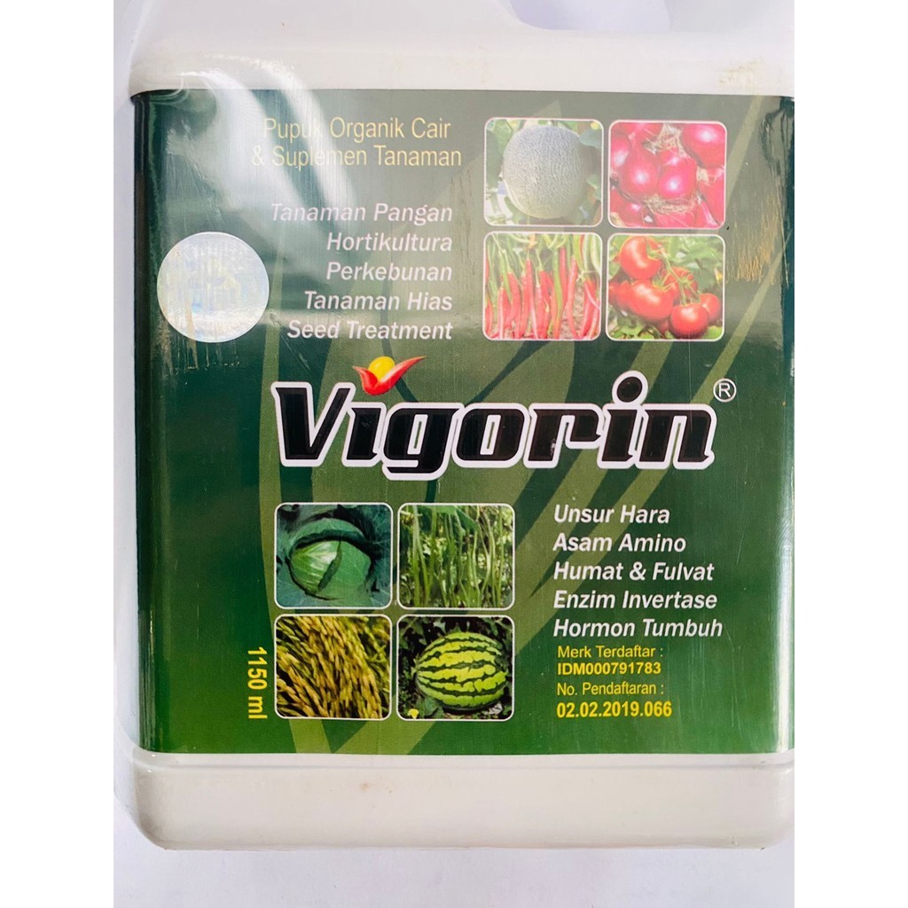 Jual Pupuk Organik Cair dan nutrisi tanaman VIGORIN kemasan 1150ml dari ...