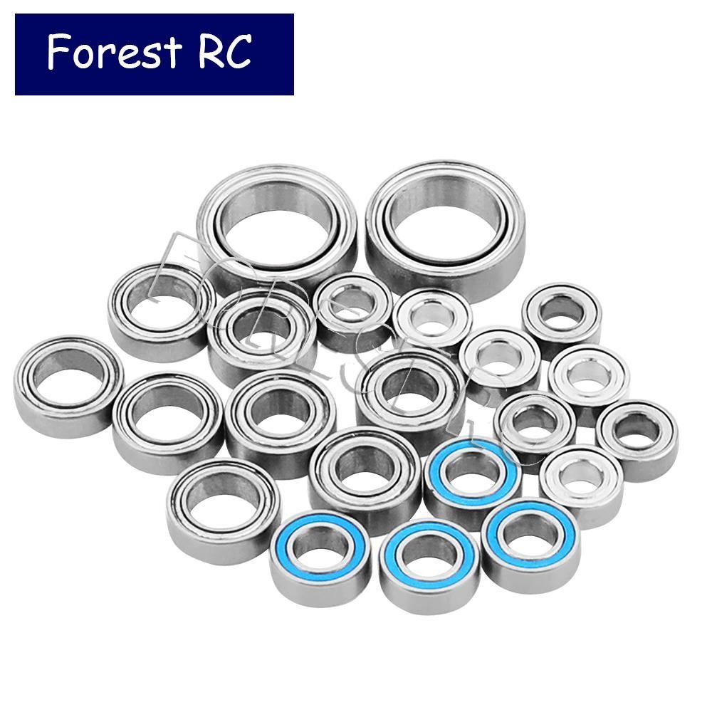 Jual Chrome Steel Sealed Bearing Kit Set for RC Axial 1/10 SCX10 Geabox ...