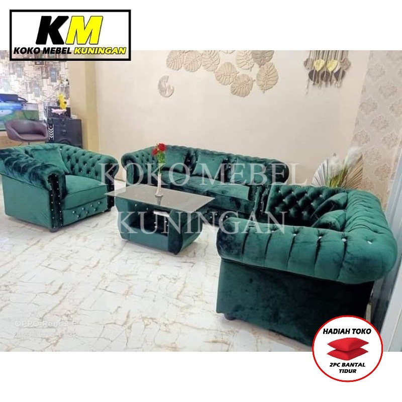 Jual (FREE BANTAL TIDUR) Sofa Jaguar Rata Jumbo Type 321 Minimalis ...