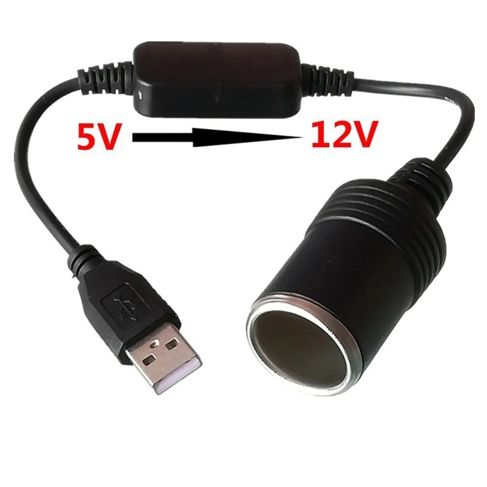 Jual Soket Converter USB Pemantik Rokok 5V ke 12V Mobil Lighter Plug ...