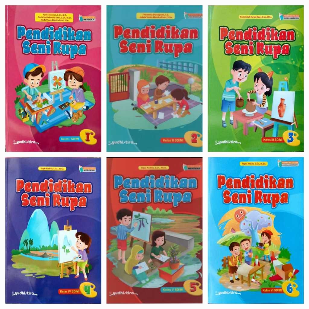 Jual Buku Pendidikan Seni Rupa Kelas 1 2 3 4 5 6 SD/MI Yudhistira ...